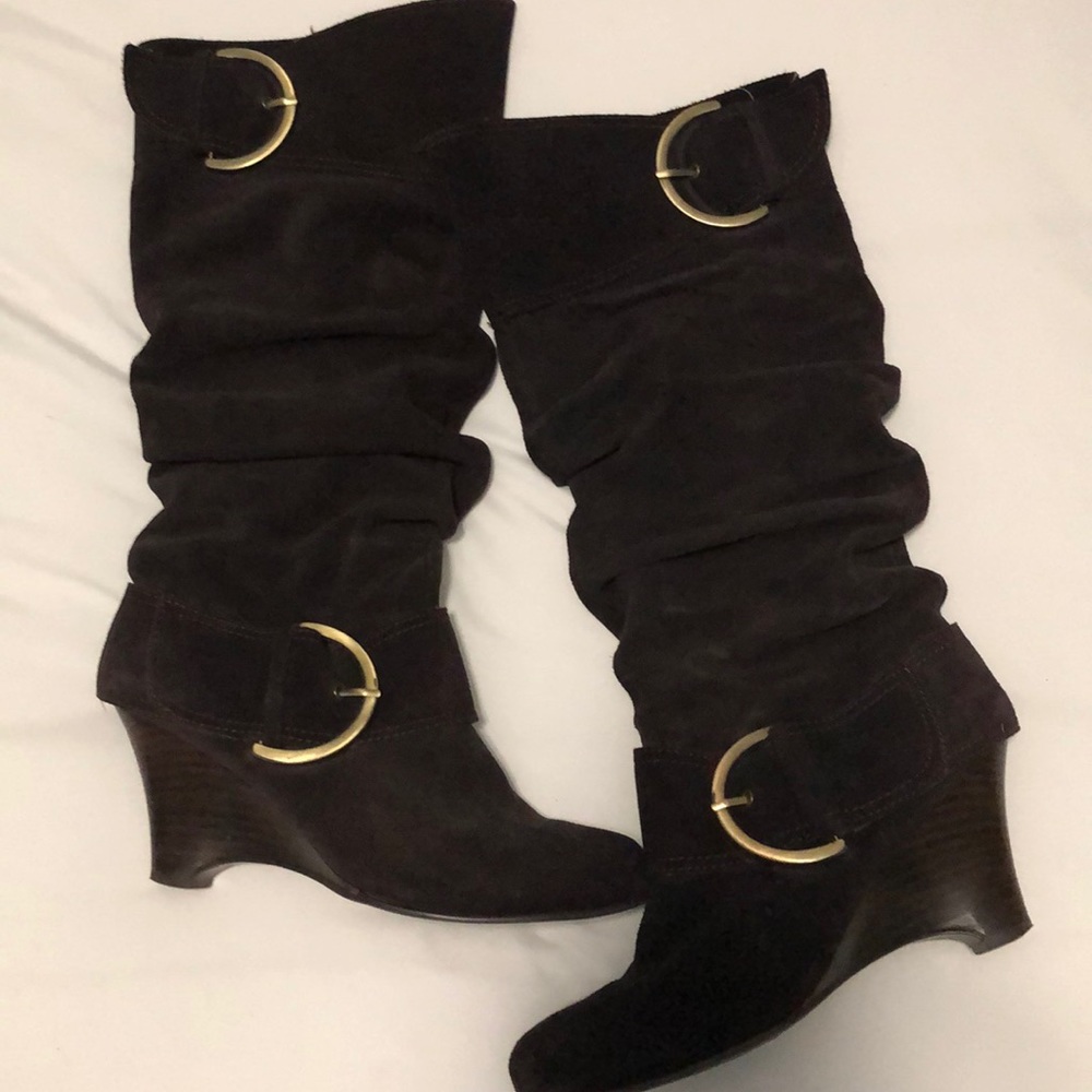 Naughty Monkey suede boots size 8
